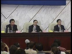 CHINA: PROTESTS AGAINST MEDITATION SECT BAN News Clip