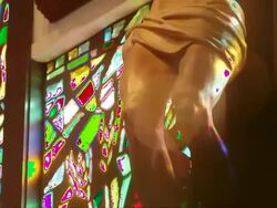 Religious Cross and Jesus Stock Footage