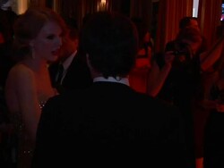  Taylor Swift at the 2011 Vanity Fair Oscar Party Inside  at Hollywood CA.  Stock Footage