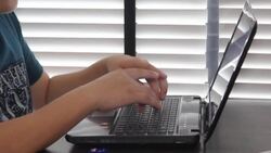 Businessman working in the outside Stock Footage