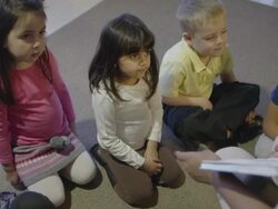 Preschool Story Time Stock Footage