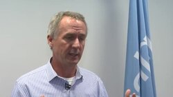 Refugees try their hand at gymnastics News Clip