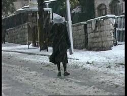 Israel - Snow blankets Israel News Clip