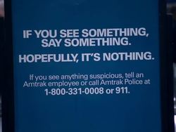 Homeland Security at Pennsylvania Station during Superbowl Weekend News Clip