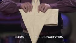 Bruno Bowden + Rufus Cappadocia: Watch me fold origami (blindfolded) Instructional Video