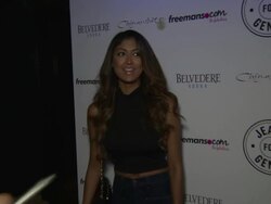 Farrah Sattaur at 'Jeans for Genes Day' - Launch Party at Chinawhite Stock Footage