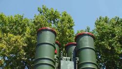 Russian rocket launcher S 300 Stock Footage