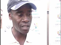 Glaser Pediatric AIDS Celebrity Golf Stock Footage