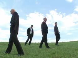 HD: Pensive Businessmen Stock Footage