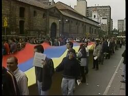 COLOMBIA: PRESIDENT ANDRES PASTRANA FACES CRITICISM News Clip