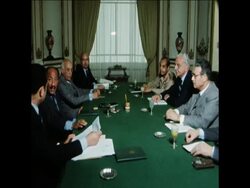 SYND 16 4 76 SADAT AT NATIONAL COUNCIL MEETING News Clip