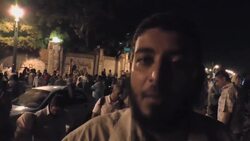 FIREWORKS AS NATIONWIDE PROTESTS CONTINUE News Clip