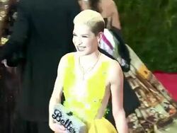 Julie Macklowe at 'Charles James: Beyond Fashion' Costume Institute Gala - Arrivals Stock Footage
