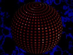 Lightning in a Sphere SD HD Stock Footage