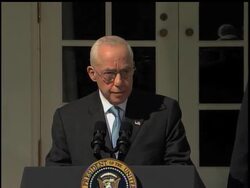 The Senate confirmed retired judge Michael Mukasey as attorney general to replace Alberto Gonzales, who was forced from office in a scandal over his handling of the Justice Department. News Clip