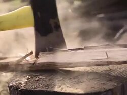 Cutting Wood Stock Footage