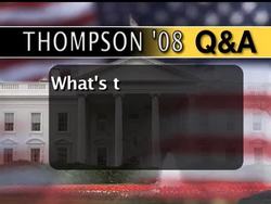 The AP's Ron Fournier explains what impact Fred Thompson will have on the 2008 race for president; and what challenges he may face.  Thompson is expected to officially announce his candidacy next Thursday. News Clip