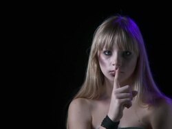 HD: Beaten Teenage Girl Stock Footage