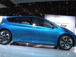 Toyota Prius C concept car montage Stock Footage