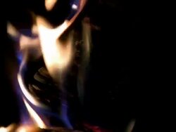 Closeup of Fire Flames on Wood Log Stock Footage