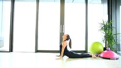 Pilates Class 02/03 Stock Footage