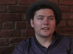 Findlay Brown Interview (clip 4) Stock Footage