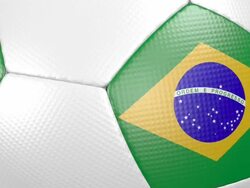 soccer ball Brazil Stock Footage