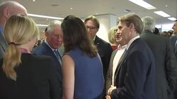 Prince Charles and the Duchess of Cornwall visit ITV Studios News Clip