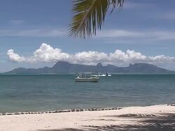 Moorea view - HD 60i Stock Footage