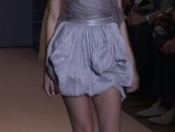 EVENT CAPSULE CLEAN: Sophia Kokosalaki: Paris Fashion Week S/S 2010 Stock Footage