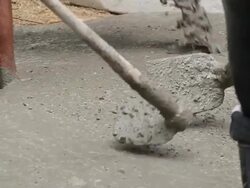 Concrete pouring. Stock Footage