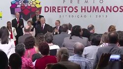 CLEAN : Brazils Rousseff presides over human rights award ceremony News Clip