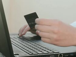 Online Payment Stock Footage