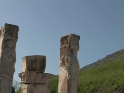 Heracles Gate, Ephesus, Turkey Stock Footage