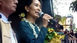 CLEAN: Suu Kyi appeals for unity in address to thousands News Clip