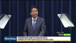 Japan PM Abe in Crisis After Tokyo Election Loss News Clip