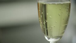 Champagne bubbles Stock Footage