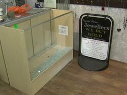 Looted Jewllery Store in Crystal Palace News Clip