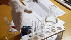 The science concept. Stock Footage