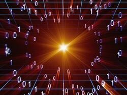 Binary Room Light Stock Footage