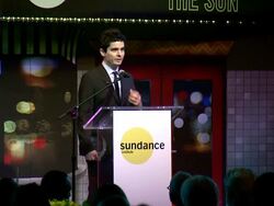 SPEECH - Damien Chazelle - Sundance Institute New York Benefit 2014 Stock Footage