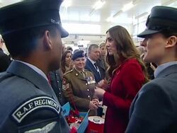 Duke and Duchess of Cambridge Join In with Poppy Appeal Campaign in Kensington. News Clip
