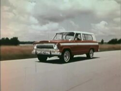 1974 Jeep Cherokee montage Stock Footage