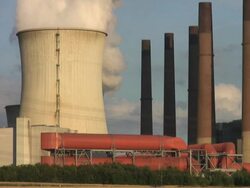 Big power plant Stock Footage