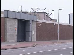 Day shots of UN War Crime Tribunal jail News Clip