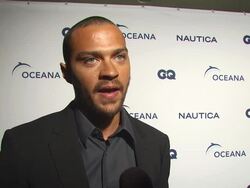 INTERVIEW: Jesse Williams on what brought him out to celebrate world oceans day (Footage by WireImage Video/GettyImages) Stock Footage