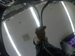 Shopping basket point of view Stock Footage