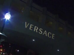 Rodeo Walk of Style Award Presentation to Gianni and Donatella Versace Stock Footage