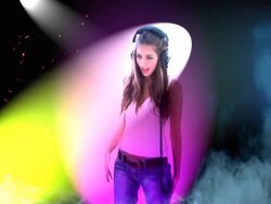 Enjoying the music in your dream Stock Footage