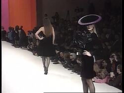 France - Elegant Black Looks From Yeves St Laurent News Clip